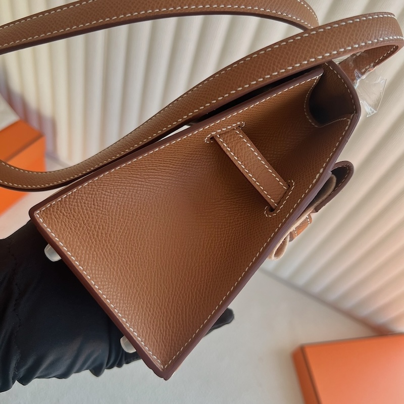 HERMES ケリー無秩序 20/外縫い ゴールド ヴォーエプソン シルバー金具 エルメスコピー hermes81004 HERMES ケリー 定価 - 画像 (7)