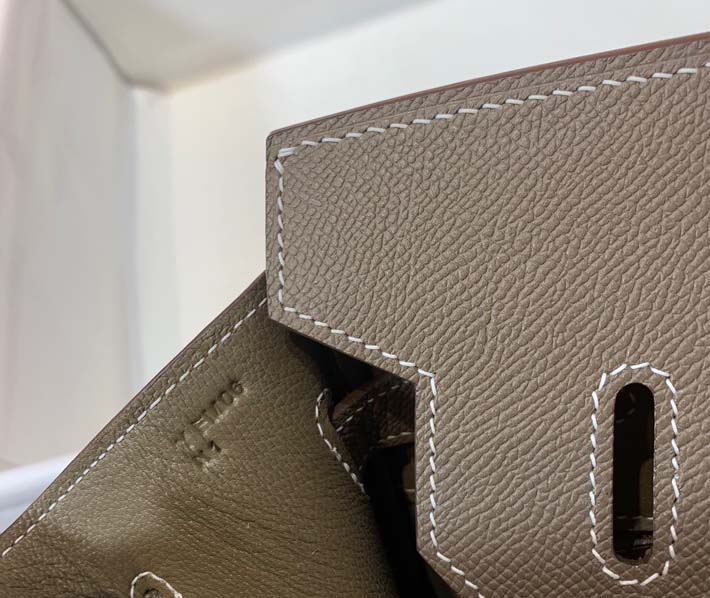 最高級エルメスバーキンコピー HERMES バーキン30 エトゥープ ヴォーエプソン ゴールド金具 hermes91005 バーキン30 定価 - 画像 (3)
