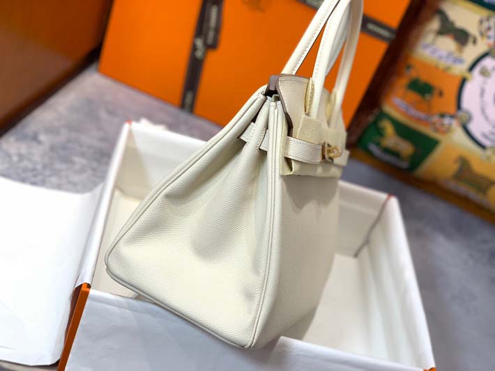 最高級エルメスバーキンコピー HERMES バーキン30 クレ ヴォーエプソン ゴールド金具 hermes91007 エルメスバーキンスーパーコピー - 画像 (6)