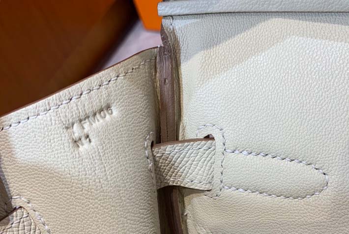最高級エルメスバーキンコピー HERMES バーキン30 クレ ヴォーエプソン ゴールド金具 hermes91007 エルメスバーキンスーパーコピー - 画像 (4)