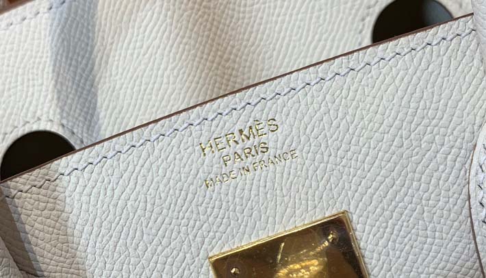 最高級エルメスバーキンコピー HERMES バーキン30 クレ ヴォーエプソン ゴールド金具 hermes91007 エルメスバーキンスーパーコピー - 画像 (3)