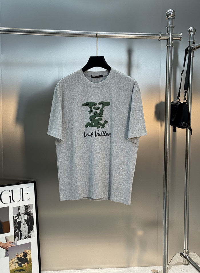 ルイヴィトン服コピー 人気店 Louis Vuitton クラシックなレターデザイン:トレンドの新作ブランド・コットンTシャツ JP4649(1013) ルイヴィトン Tシャツ 新作 - 画像 (2)