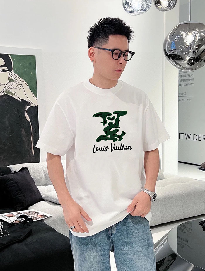 ルイヴィトン服コピー 人気店 Louis Vuitton クラシックなレターデザイン:トレンドの新作ブランド・コットンTシャツ JP4649(1013) ルイヴィトン Tシャツ 新作 - 画像 (8)