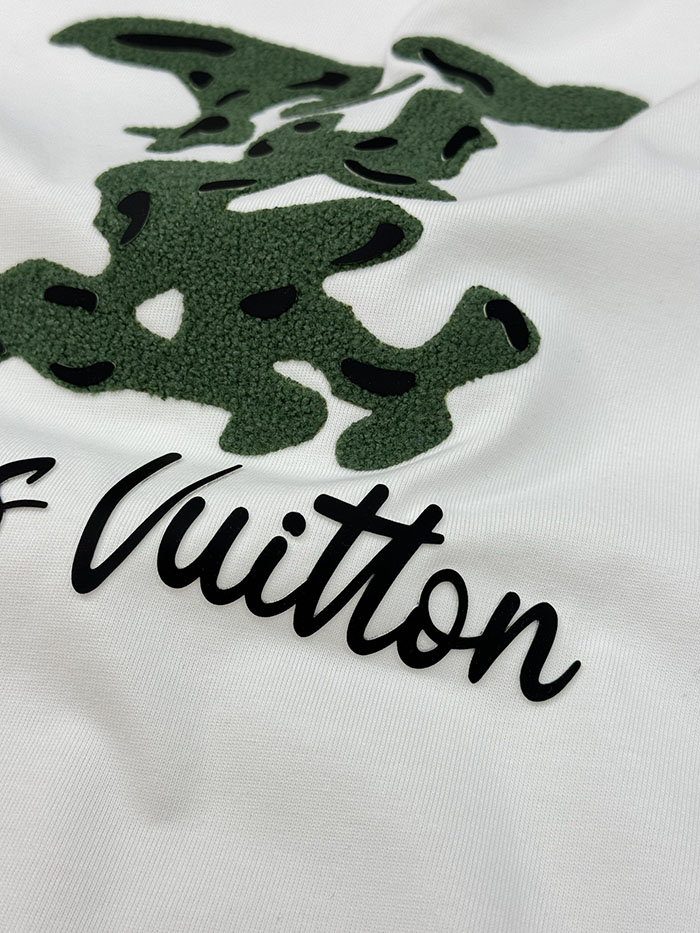 ルイヴィトン服コピー 人気店 Louis Vuitton クラシックなレターデザイン:トレンドの新作ブランド・コットンTシャツ JP4649(1013) ルイヴィトン Tシャツ 新作 - 画像 (4)