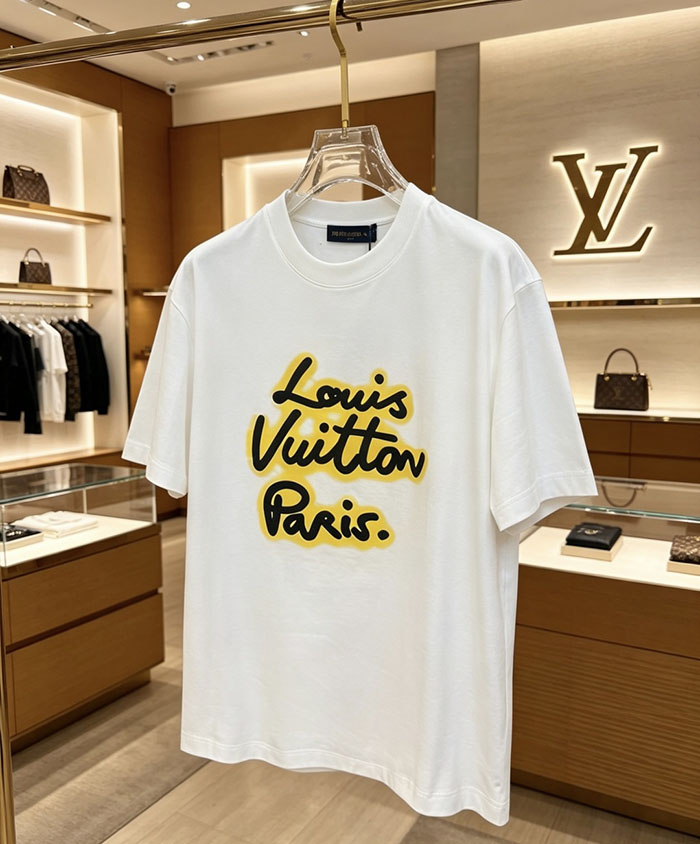 ルイヴィトン服コピー 人気店 Louis Vuitton コットン100% 2026年春夏 最新半袖クルーネックTシャツ ― ハイエンドなカスタムデザイン JP4649(1027) ルイヴィトン Tシャツ メンズ - 画像 (11)
