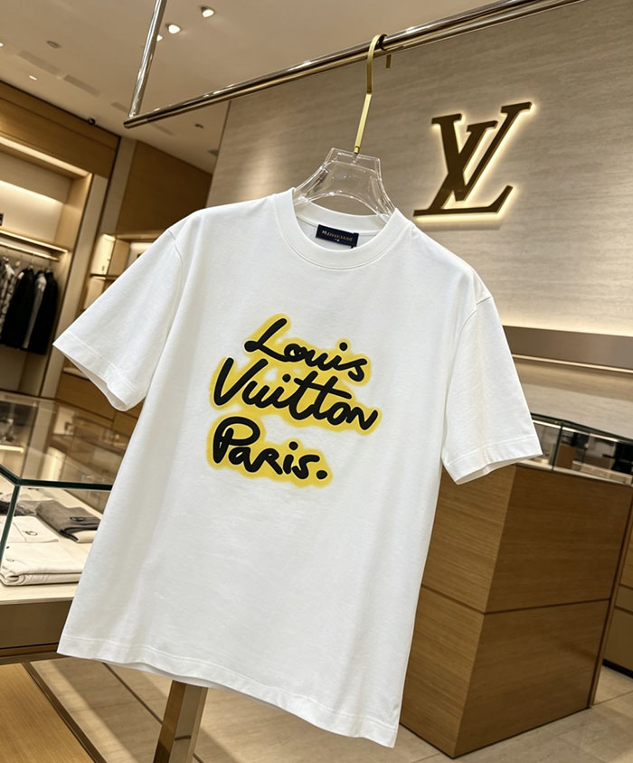 ルイヴィトン服コピー 人気店 Louis Vuitton コットン100% 2026年春夏 最新半袖クルーネックTシャツ ― ハイエンドなカスタムデザイン JP4649(1027) ルイヴィトン Tシャツ メンズ - 画像 (8)