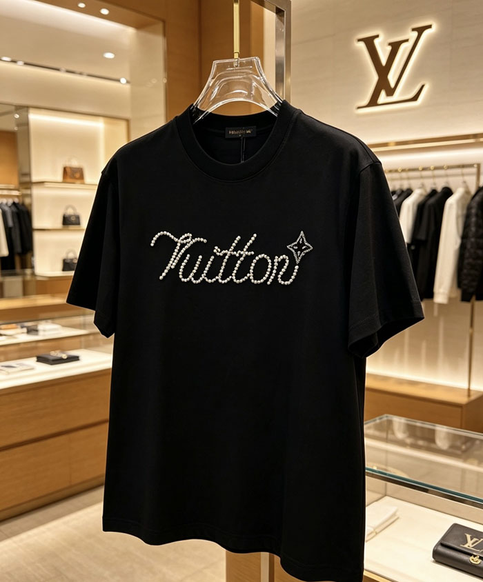 ルイヴィトン服コピー 人気店 Louis Vuitton コットン100% 2026年春夏 最新半袖クルーネックTシャツ ― ハイエンドなカスタムデザイン JP4649(1028)ルイヴィトン T シャツ 新作 - 画像 (10)
