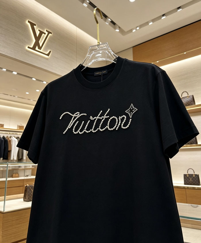 ルイヴィトン服コピー 人気店 Louis Vuitton コットン100% 2026年春夏 最新半袖クルーネックTシャツ ― ハイエンドなカスタムデザイン JP4649(1028)ルイヴィトン T シャツ 新作 - 画像 (7)