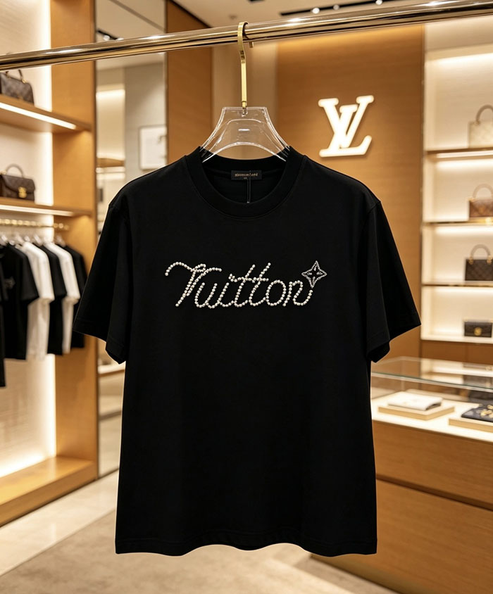 ルイヴィトン服コピー 人気店 Louis Vuitton コットン100% 2026年春夏 最新半袖クルーネックTシャツ ― ハイエンドなカスタムデザイン JP4649(1028)ルイヴィトン T シャツ 新作 - 画像 (6)