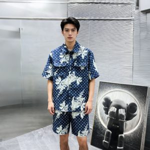 デニムシャツ 短パン メンズ