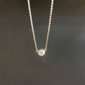 ティファニー ネックレス ダイヤ 一粒