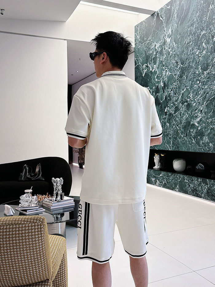 最高級ルイヴィトンスーパーコピー Louis Vuitton 2026年夏最新クラシックデザイン ポロシャツ&ショーツセット clothes202600672 ポロシャツ 短パン セットアップ メンズ - 画像 (9)