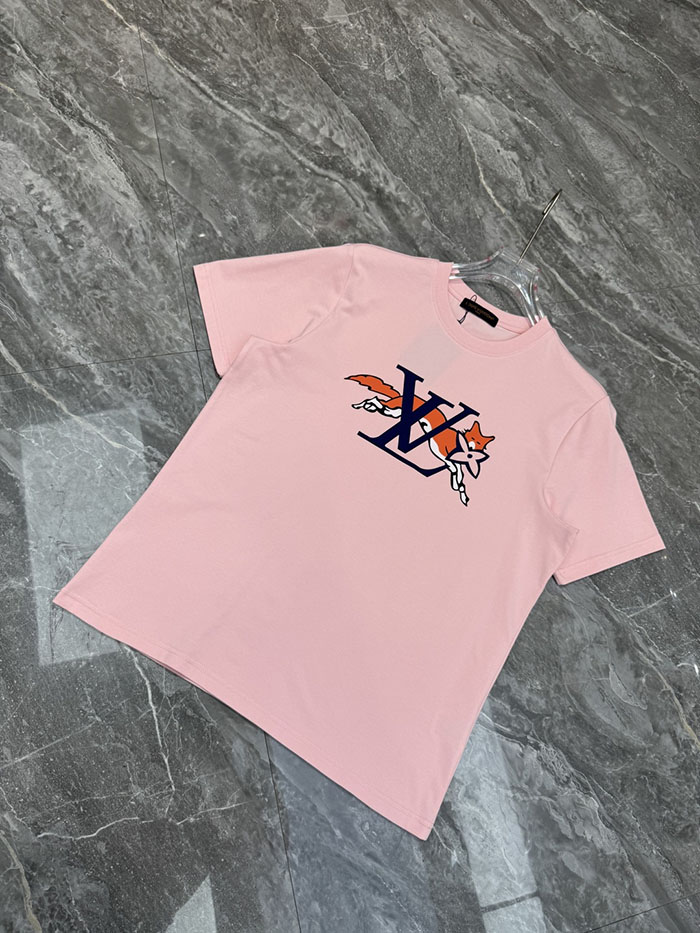 ルイヴィトン服コピー 人気店 Louis Vuitton 2026年春夏新作 半袖Tシャツ 柔らかく伸縮性があり涼しいコットン素材 JP4649(692)ルイヴィトン メンズ Tシャツ アウトレット - 画像 (5)