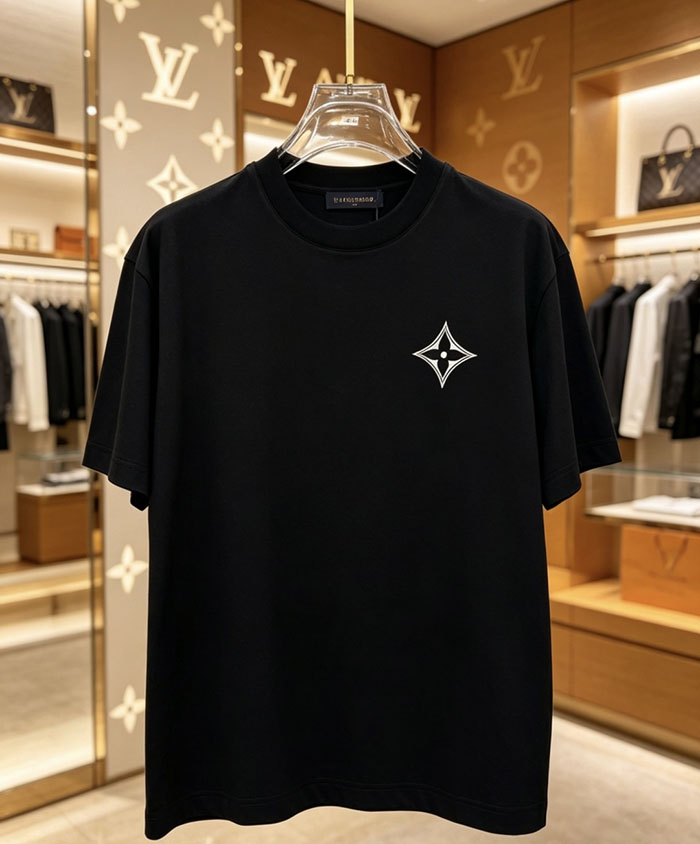 ルイヴィトン服コピー 人気店 Louis Vuitton コットン100% 2026 春夏新作 半袖クルーネックTシャツ、ハイエンドカスタマイズ JP4649(697) ルイヴィトン メンズT シャツ 新作 - 画像 (9)