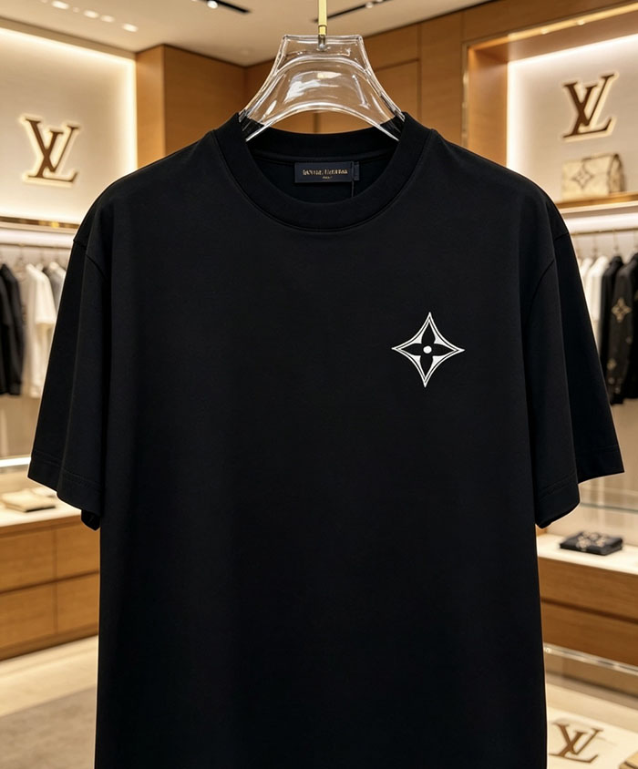 ルイヴィトン服コピー 人気店 Louis Vuitton コットン100% 2026 春夏新作 半袖クルーネックTシャツ、ハイエンドカスタマイズ JP4649(697) ルイヴィトン メンズT シャツ 新作 - 画像 (7)