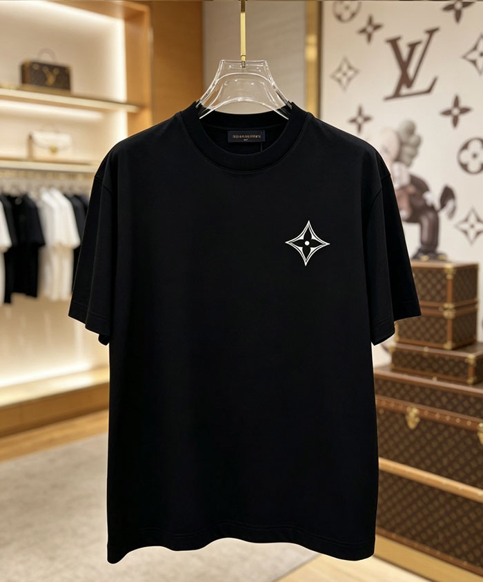 ルイヴィトン服コピー 人気店 Louis Vuitton コットン100% 2026 春夏新作 半袖クルーネックTシャツ、ハイエンドカスタマイズ JP4649(697) ルイヴィトン メンズT シャツ 新作 - 画像 (6)