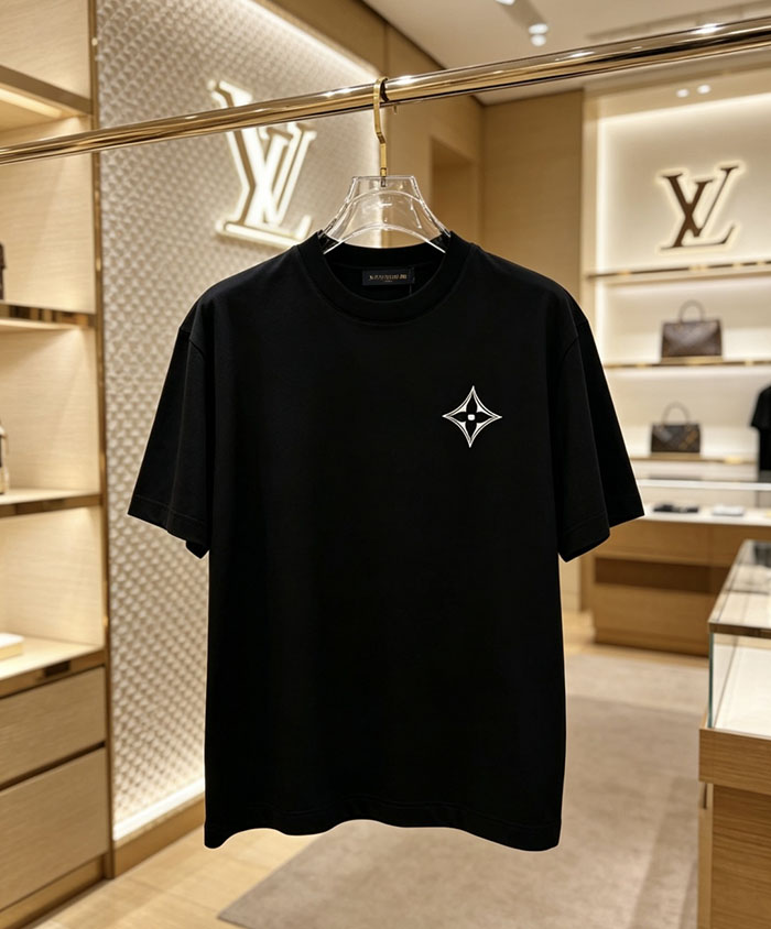 ルイヴィトン服コピー 人気店 Louis Vuitton コットン100% 2026 春夏新作 半袖クルーネックTシャツ、ハイエンドカスタマイズ JP4649(697) ルイヴィトン メンズT シャツ 新作 - 画像 (5)
