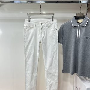 ディオール ジーンズ 白