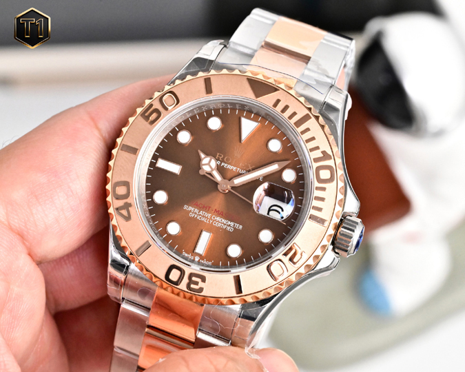 ブランド腕時計専門店 通販 ROLEX ヨットマスター 40mm ホワイト プラチナ 自動巻き メンズ 腕時計新作ロレックス時計コピー - 画像 (7)