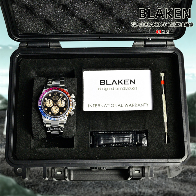 ロレックス コピー 店舗 BLAKEN ロレックス デイトナ レインボー ダイヤモンド ベゼル スーパーコピー - 画像 (9)