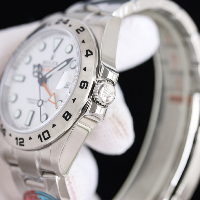 ロレックス コピー 店舗【【ROLEX ロレックス】エクスプローラー II Ref.226570-0001 白文字盤 42mm オイスタースチール 自動巻き メンズ時計 - 画像 (4)