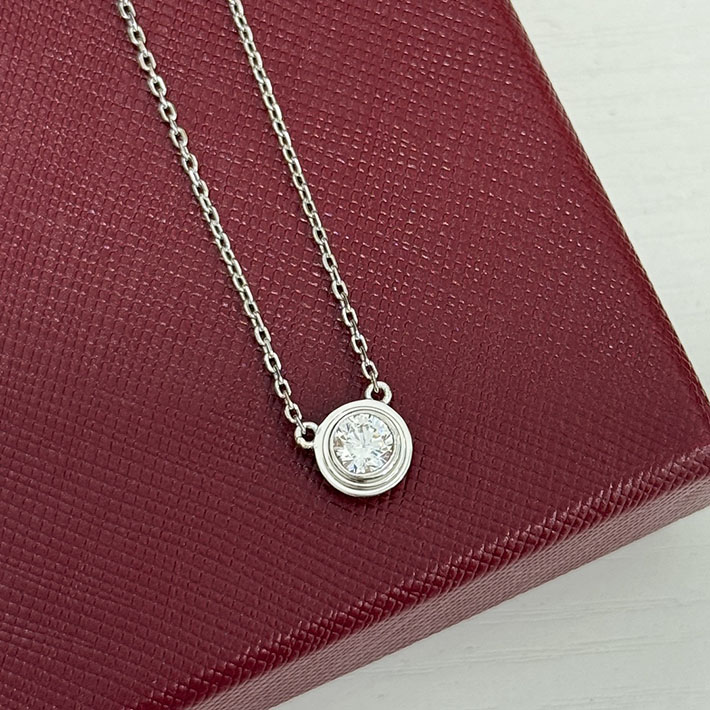 カルティエのジュエリー カルティエコピー Cartier カルティエ ダムール ネックレス XS ダイヤモンド 2701201 カルティエ ネックレス ダイヤ - 画像 (5)