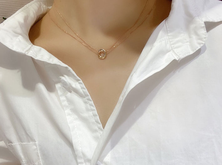 カルティエのジュエリー カルティエコピー Cartier スウィート トリニティ ネックレス スリーカラー ゴールド 2701203 カルティエ ネックレス 人気ランキング - 画像 (5)