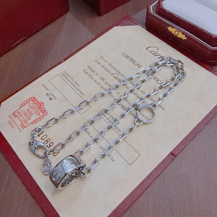 カルティエのジュエリー カルティエコピー Cartier サントス ドゥ カルティエ ネックレス 2701205 レディース カルティエ ネックレス - 画像 (5)