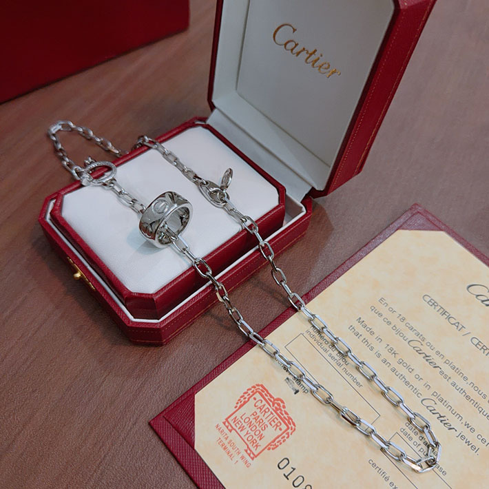 カルティエのジュエリー カルティエコピー Cartier サントス ドゥ カルティエ ネックレス 2701205 レディース カルティエ ネックレス - 画像 (4)