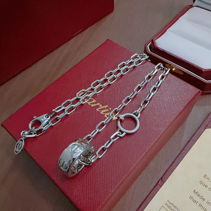 カルティエのジュエリー カルティエコピー Cartier サントス ドゥ カルティエ ネックレス 2701205 レディース カルティエ ネックレス - 画像 (3)