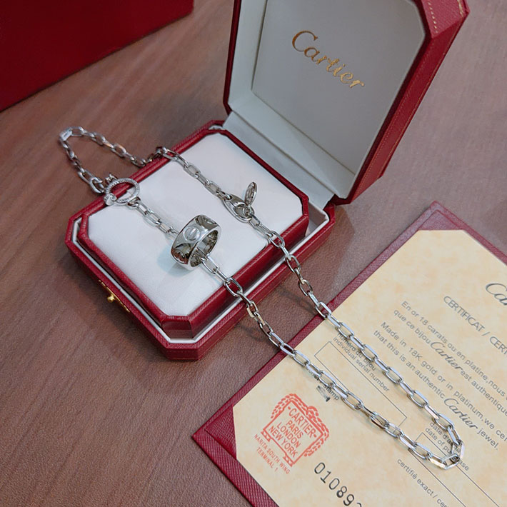 カルティエのジュエリー カルティエコピー Cartier サントス ドゥ カルティエ ネックレス 2701205 レディース カルティエ ネックレス - 画像 (2)