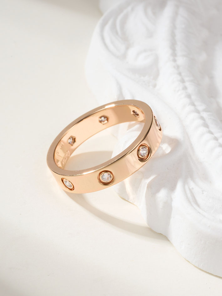 カルティエのジュエリー カルティエコピー Cartier リング ミニラブリング フル 8ポイント ダイヤモンド B4056200 カルティエ ラブ リング 芸能人 - 画像 (2)