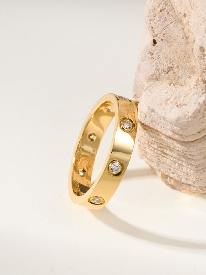 カルティエのジュエリー カルティエコピー Cartier リング ミニラブリング フル 8ポイント ダイヤモンド B4056200 カルティエ ラブ リング 芸能人 - 画像 (11)