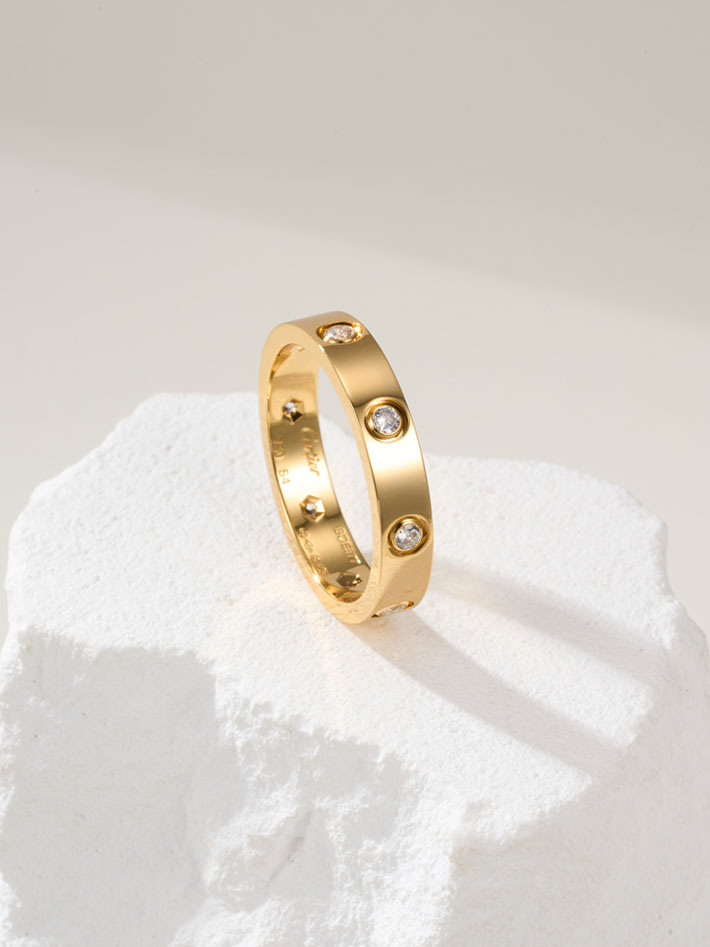 カルティエのジュエリー カルティエコピー Cartier リング ミニラブリング フル 8ポイント ダイヤモンド B4056200 カルティエ ラブ リング 芸能人 - 画像 (6)