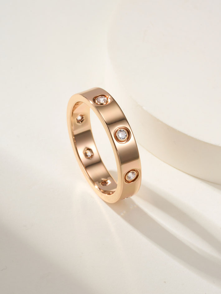 カルティエのジュエリー カルティエコピー Cartier リング ミニラブリング フル 8ポイント ダイヤモンド B4056200 カルティエ ラブ リング 芸能人 - 画像 (5)