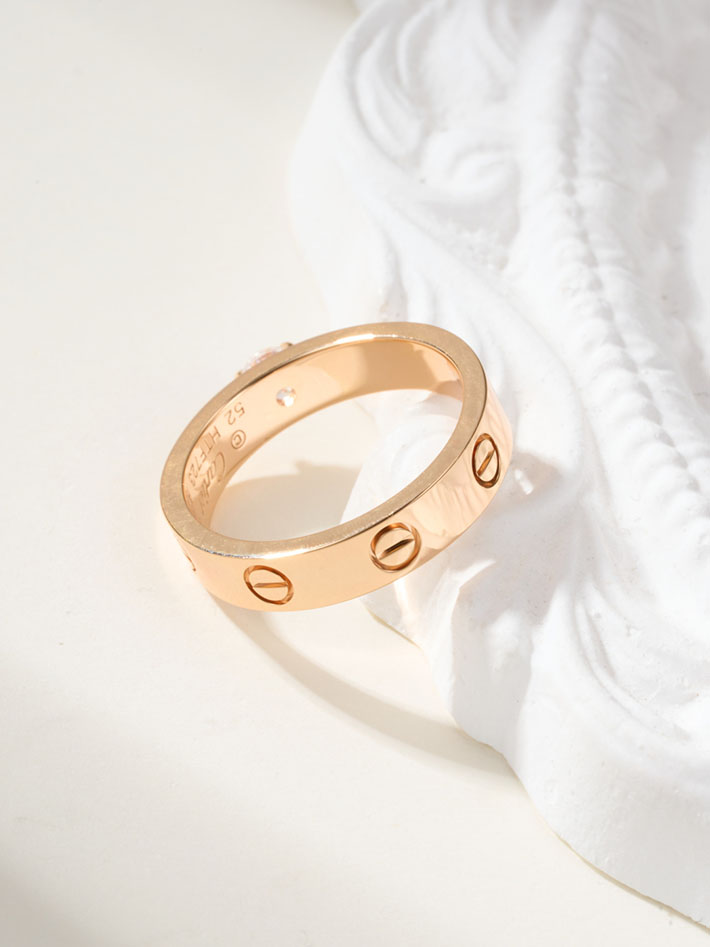 カルティエのジュエリー カルティエコピー Cartier LOVE ソリテールリング、ブリリアントカット ダイヤモンド B4087550 レディース カルティエ 指輪 - 画像 (2)