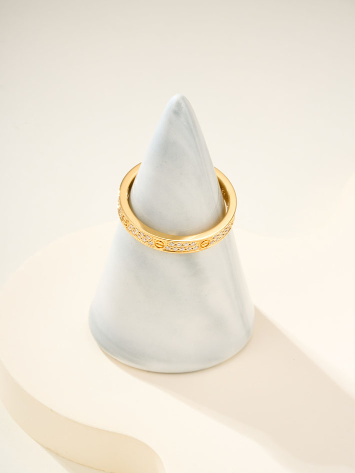 カルティエのジュエリー カルティエコピー Cartier Mini Love Ring ミニ ラブリング 指輪 2701224 カルティエ リング シンプル - 画像 (4)