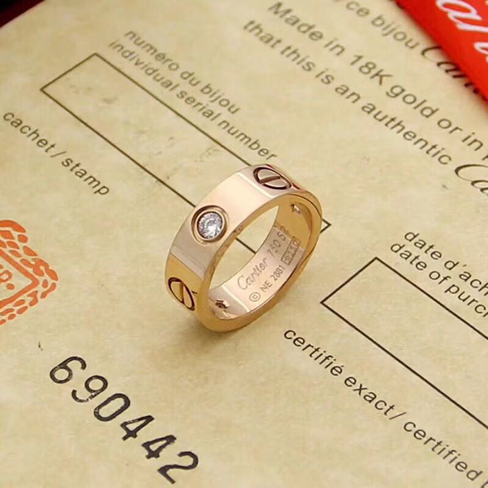 カルティエのジュエリー カルティエコピー Cartier ラブ リング ホワイトゴールド ジュエリー 2701226 カルティエ指輪コピー - 画像 (5)