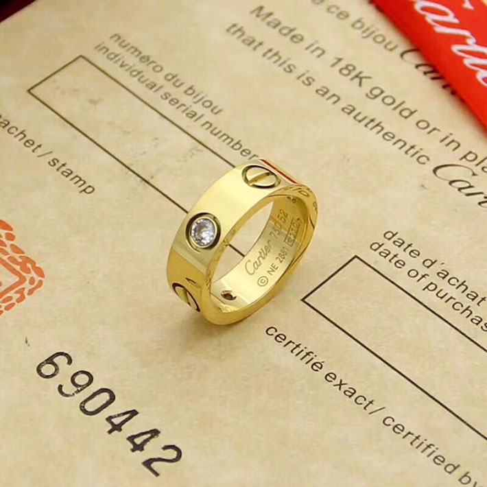 カルティエのジュエリー カルティエコピー Cartier ラブ リング ホワイトゴールド ジュエリー 2701226 カルティエ指輪コピー - 画像 (3)