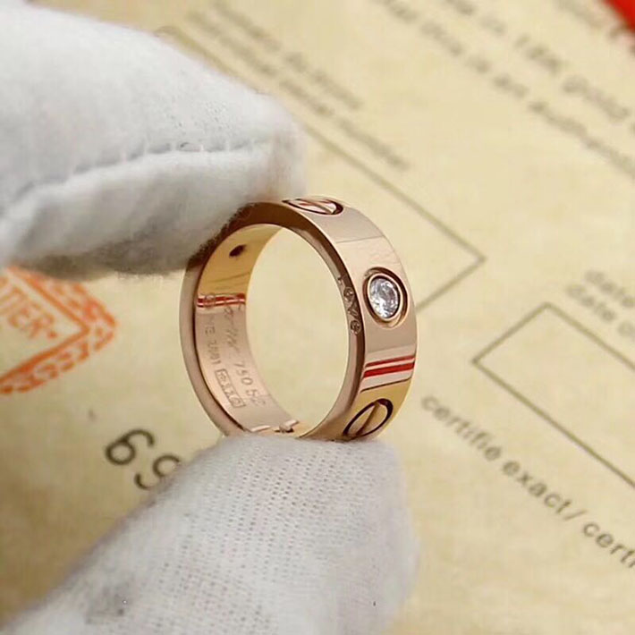 カルティエのジュエリー カルティエコピー Cartier ラブ リング ホワイトゴールド ジュエリー 2701226 カルティエ指輪コピー - 画像 (2)
