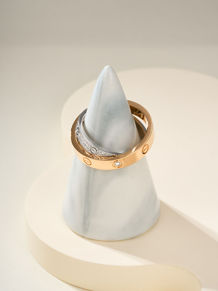 カルティエのジュエリー カルティエコピー Cartier リング ビーラブ リング LOVE ダイヤモンド 2701227 レディース カルティエ 指輪 - 画像 (7)