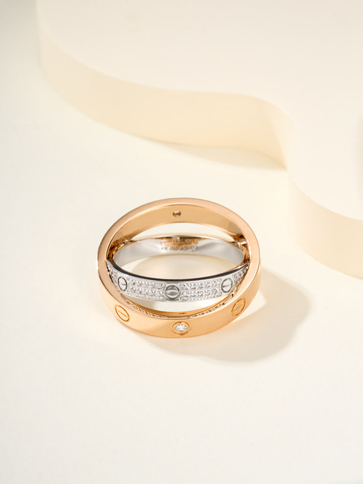 カルティエのジュエリー カルティエコピー Cartier リング ビーラブ リング LOVE ダイヤモンド 2701227 レディース カルティエ 指輪 - 画像 (6)