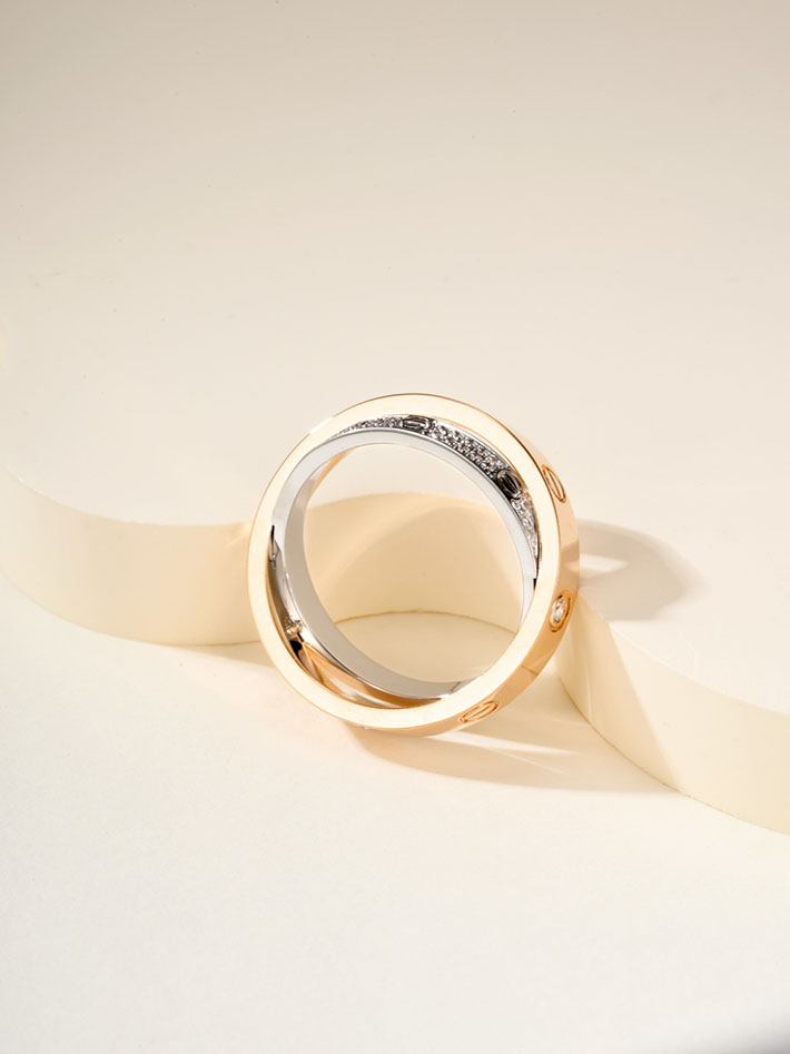 カルティエのジュエリー カルティエコピー Cartier リング ビーラブ リング LOVE ダイヤモンド 2701227 レディース カルティエ 指輪 - 画像 (2)