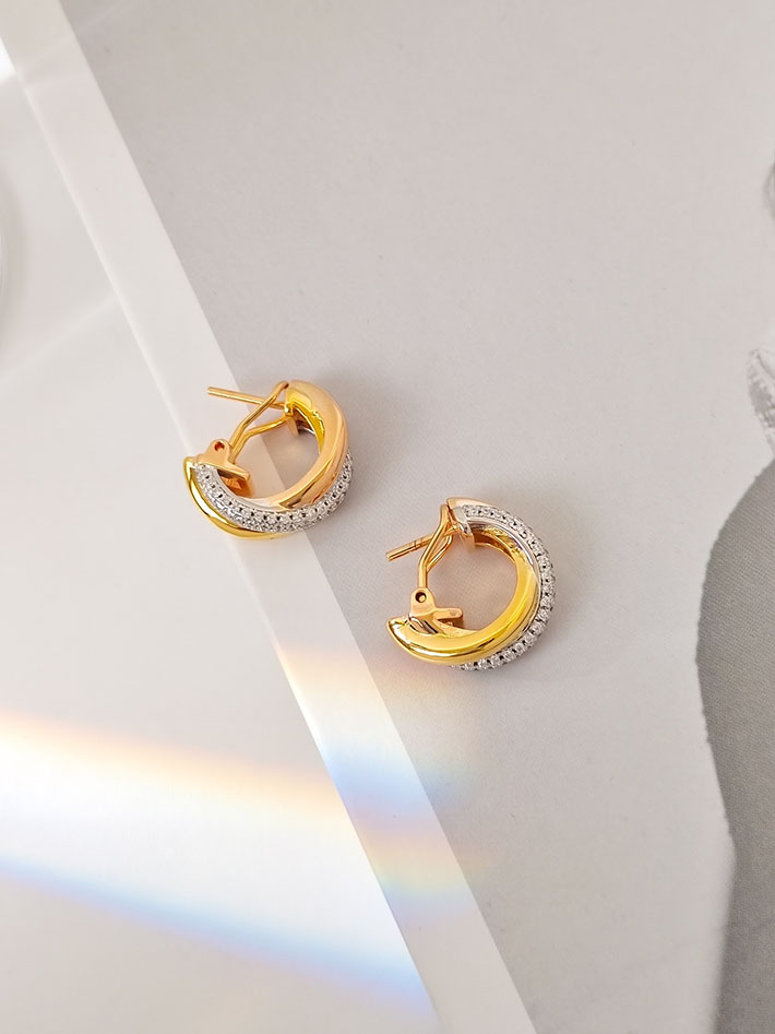 カルティエのジュエリー カルティエコピー Cartier パンテール ドゥ カルティエ グリフ ハーフダイヤ ピアス 2701231 カルティエ ピアス ダイヤ - 画像 (9)