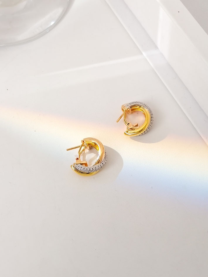 カルティエのジュエリー カルティエコピー Cartier パンテール ドゥ カルティエ グリフ ハーフダイヤ ピアス 2701231 カルティエ ピアス ダイヤ - 画像 (8)
