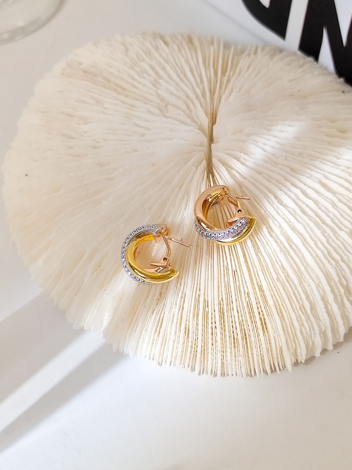 カルティエのジュエリー カルティエコピー Cartier パンテール ドゥ カルティエ グリフ ハーフダイヤ ピアス 2701231 カルティエ ピアス ダイヤ - 画像 (5)