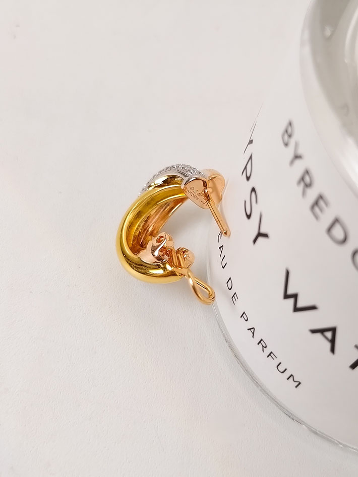 カルティエのジュエリー カルティエコピー Cartier パンテール ドゥ カルティエ グリフ ハーフダイヤ ピアス 2701231 カルティエ ピアス ダイヤ - 画像 (4)