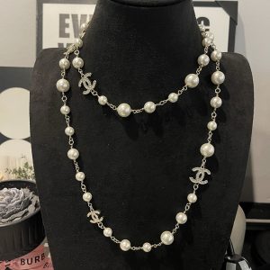 シャネル ネックレス パール