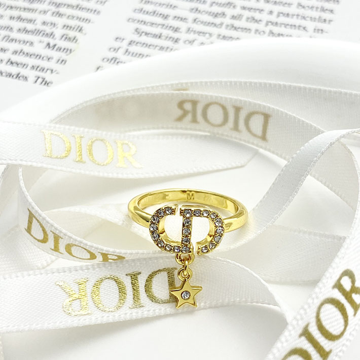 ディオール アウトレット店舗 ディオールコピー Dior CDロゴ スターチャーム リング 指輪 ゴールド 2701108 ディオール指輪コピー - 画像 (8)