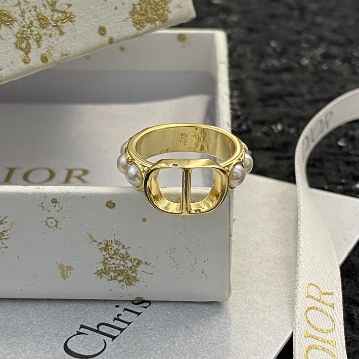 ディオール アウトレット店舗 ディオールコピー Dior CD フェイクパール ゴールド リング 指輪 2701116 Dior リング 人気 - 画像 (9)